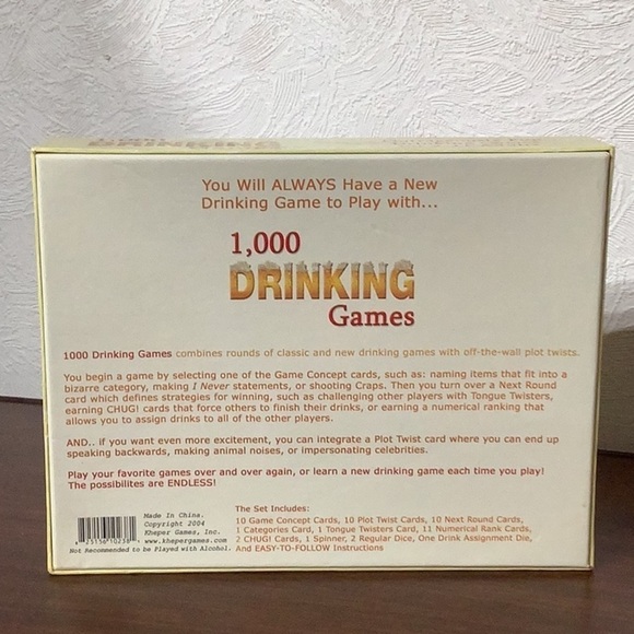 1000 Drinking Games - NEW - all in one box - Picture 6 of 6